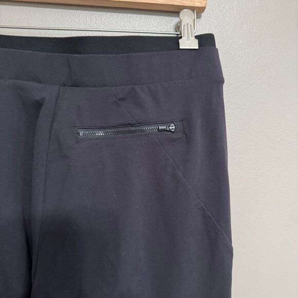 Athleta Venice pintuck pants pull on straight leg black size small - Picture 6 of 8